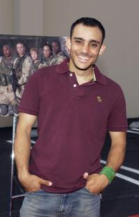 Omid Abtahi at the FX screening of "Over There."