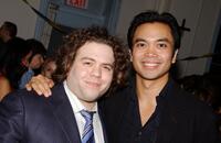 Dan Fogler and Jose Llama at the after party of the opening of "The 25th Annual Putnam County Spelling Bee."