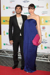 Paolo Sopranzetti and Anna Foglietta at the 2011 Premi David di Donatello Italian Academy Awards in Rome.