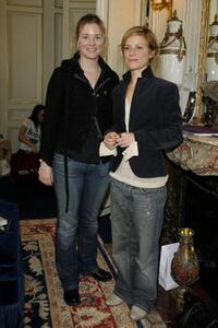 Natacha Regnier and Marina Fois at the "Espace Glamour Chic" gift lounge.