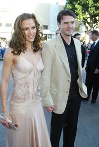 Jennifer Garner and Scott Foley at the premiere of "Daredevil."