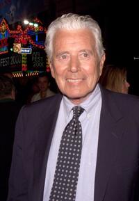 John Forsythe at the premiere of "Charlie's Angels".