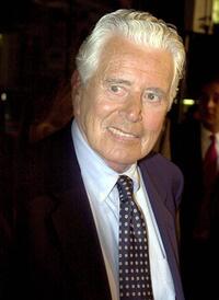 John Forsythe at the premiere of "Charlie's Angel's."