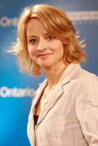 Jodie Foster at the press conference of "The Brave One" during the Toronto International Film Festival 2007.