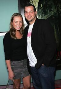 Agnes Bruckner and Daniel Franzese at the Los Angeles premiere of "The Amityville Horror."