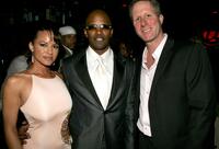 Leila Arcieri, Jamie Foxx and Tom Morrissy at the Usher's Private Grammy Party.