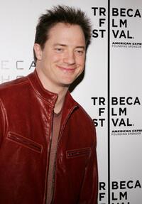 Brendan Fraser at the "Journey To The End Of The Night" press conference during the 5th Annual Tribeca Film Festival.