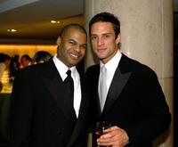 Earnest Williams and David Fumero at the after party of 30th Annual Daytime Emmy Awards.