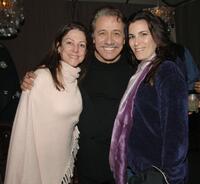 Carrie Frazier, Edward James Olmos and Ann Jo Berman at the after party of the premiere of "Walkout."