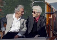 Pierre Arditi and Alain Resnais at the photocall to promote the film"Private Fears In Public Places" during the fourth day of the 63rd Venice Film Festival.