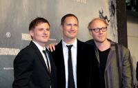 Florian Lukas, Benno Furmann and Simon Schwarz at the premiere of "Nordwand."
