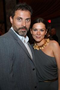 Rufus Sewell and Anna Friel at the after party of the California premiere of "Land Of The Lost."