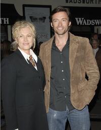 Deborrah-Lee Furness and Hugh Jackman at the Al Pacino stars in Oscar Wilde's "Salome."