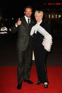 Hugh Jackman and Deborrah-Lee Furness at the UK premiere of "Australia."