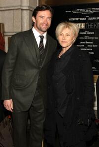 Hugh Jackman and Deborrah-Lee Furness at the opening night of "Exit The King."
