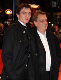 Rupert Friend and Director Stephen Frear at the premiere of "Cheri" during the 59th Berlinale Film Festival.