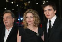 Director Stephen Frears, Michelle Pfeiffer and Rupert Friend at the premiere of "Cheri" during the 59th Berlinale Film Festival.