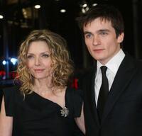 Michelle Pfeiffer and Rupert Friend at the premiere of "Cheri" during the 59th Berlinale Film Festival.