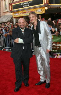 Lee Arenberg and Mackenzie Crook at the world premiere of "Pirates of the Caribbean 2: Dead Man's Chest."