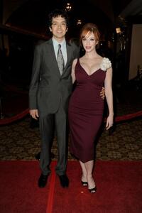 Geoffrey Arend and Christina Hendricks at the 62nd Annual Directors Guild Of America Awards.