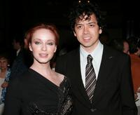 Christina Hendricks and Geoffrey Arend at the premiere of "Mad Men" Season 3.