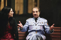 Ronit Elkabetz as Dina and Sasson Gabai as Tewfiq in "The Band's Visit."