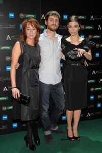 Director Gracia Querejeta, Raul Arevalo and Maribel Verdu at the 22nd Goya Awards Nomination Gala.