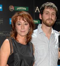 Director Gracia Querejeta and Raul Arevalo at the 22nd Goya Awards Nomination Gala.