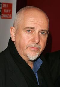Peter Gabriel at the first Annual gala dinner and concert to benefit the international human rights group.
