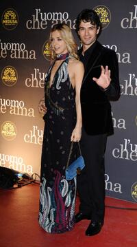 Miriam Catania and Luca Argentero at the L'Uomo Che Ama Party during the 3rd Rome International Film Festival.