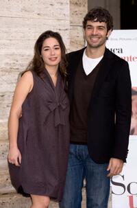 Diane Fleri and Luca Argentero at the photocall of "Solo Un Padre."