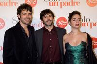 Luca Argentero, Director Luca Lucini and Diane Fleri at the premiere of "Solo Un Padre."