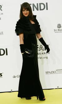 Asia Argento at the amfAR's Inaugural Cinema Against AIDS Rome, held at the Spazio Etoile.
