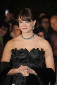 Asia Argento at the Black Carpet for "La terza madre" during the 2nd Rome Film Festival.