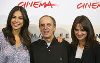 Asia Argento, Dario Argento and Moran Atias at the photocall of "La terza madre" during the second edition of the Rome film festival.