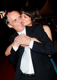 Dario Argento and Asia Argento at the 60th International Cannes Film Festival.