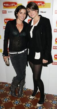 Sadie Frost and Holly Davidson at the Diesel U-Music Awards.
