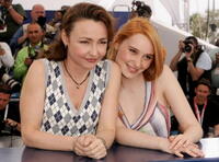 Catherine Frot and Deborah Francois at the photocall to promote "La Tourneuse De Page" during the 59th International Cannes Film Festival.