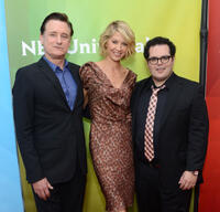 Bill Pullman, Jenna Elfman and Josh Gad at the day 1 of the 2013 Winter TCA Tour in California.
