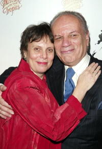 Emily Mann and Victor Argo at the after party of "Anna in the Tropics."