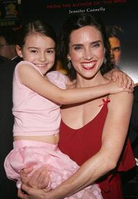Ariel Gade and Jennifer Connelly at the premiere of "Dark Water."