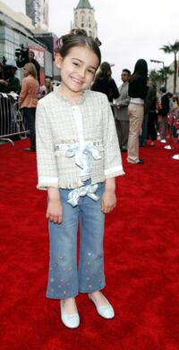 Ariel Gade at the premiere of "The Ice Princess."
