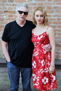 Director David Cronenberg and Sarah Gadon at the portrait session of "A Dangerous Method" during the 68th Venice Film Festival.
