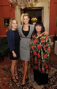 Duffy, Tess Daly and Dawn French at the reception with Gordon Brown In Aid of Women's Day.
