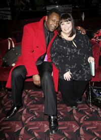 Lenny Henry and wife Dawn French at the after party of the "Little Britain's Big Night" charity gala performance.