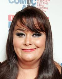 Dawn French at the "Comic Aid" to raise funds for the Asian tsunami and earthquake appeal.