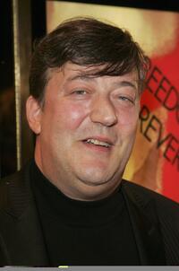 Stephen Fry at the premiere of "V For Vendetta".