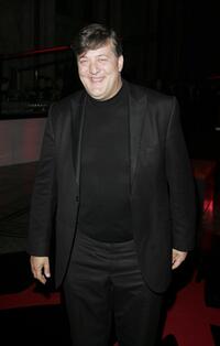 Stephen Fry at the after party following the premiere of "V For Vendetta".