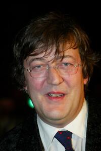 Stephen Fry at "Worth Exposing Hollywood" an exhibition of newly discovered images by Hollywood photographer Frank Worth.