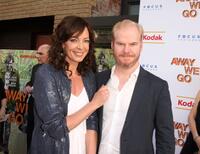 Allison Janney and Jim Gaffigan at the special New York screening of "Away We Go."